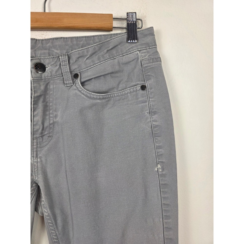 Stio Womens Gray Rivet Slim Straight Stretch Canvas Pants Size 8 1335F19 - Picture 3 of 7